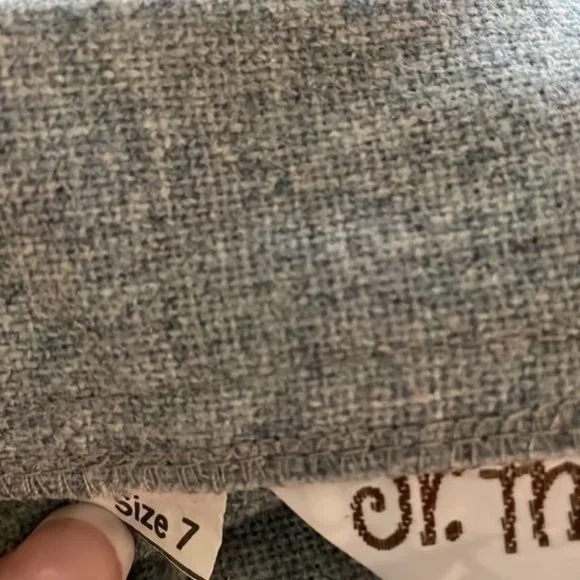 Vintage‎ Pleated Skirt - Jr. Things Inc  - Size 7 - Picture 6 of 8